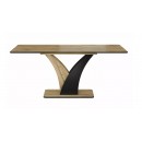 Стол обеденный SIGNAL VENTO дуб артизан/черный 120-160/68